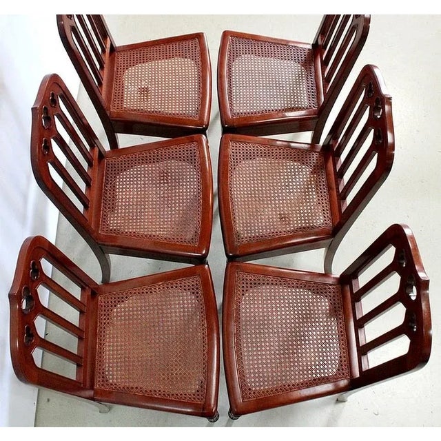 Restoration Period Chairs in Mahogany, Early 19th Century, Set of 6 For Sale - Image 12 of 18