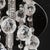 Contemporary Quoizel Chrome and Crystal 4-Light Chandelier For Sale - Image 3 of 6