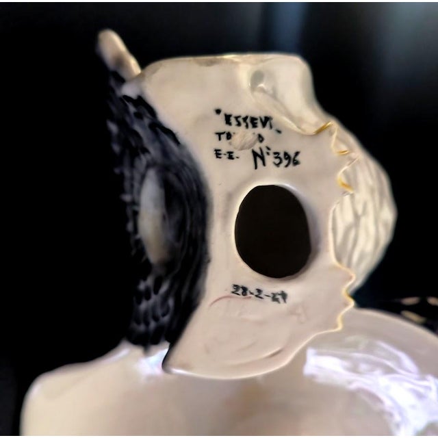 White Peasant Girl with Traditional Clothes by Sandro Vacchetti for Essevi, Turin, 1930s For Sale - Image 8 of 11