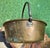 Metal Large Antique Brass & Wrought Iron Hearth Pot/Cauldron For Sale - Image 7 of 8