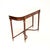 French Walnut Console Table with Marble Top, 1930s For Sale - Image 3 of 12