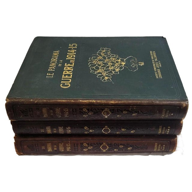 French Provincial Le Panorama De La Guerre De 1914-1916 - 3 Volumes Military Books Ww1 - French Language For Sale - Image 3 of 12