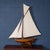 A fantastic antique gaff rigged cutter pond yacht, lovely carved hull dating to the first half of the 20th century. The...
