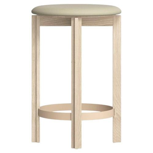 Wood White Stained Oak Principal Counter Stool by Bodil Kjaer for Grade For Sale - Image 7 of 7