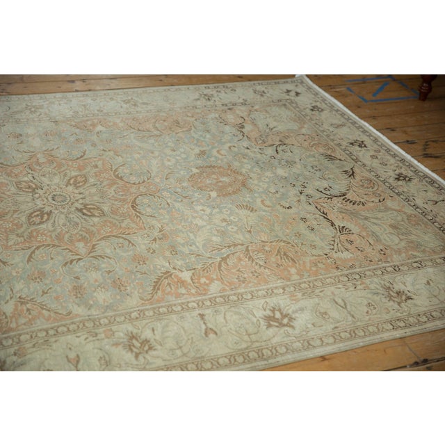 Vintage Distressed Kayseri Carpet - 6'6" x 9'9" For Sale In New York - Image 6 of 11