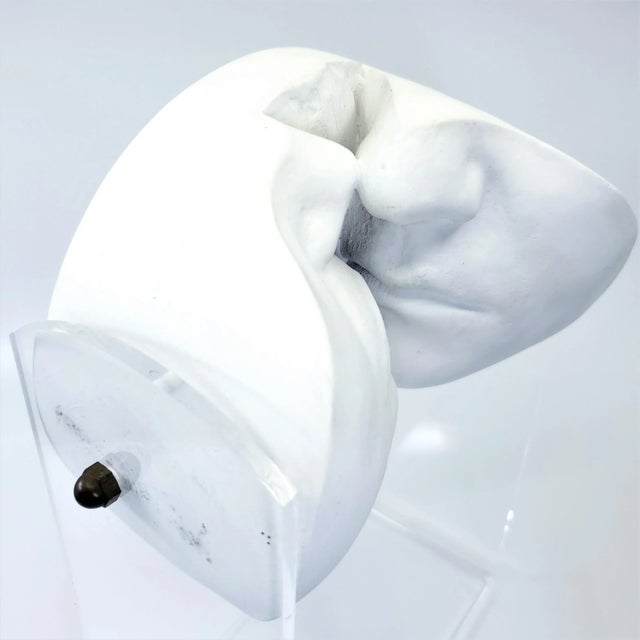 White Sculpture Bust For Sale - Image 8 of 11