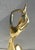 Large Abstract Brass Flute Player Sculpture on Wooden Base, 1970s For Sale - Image 9 of 11