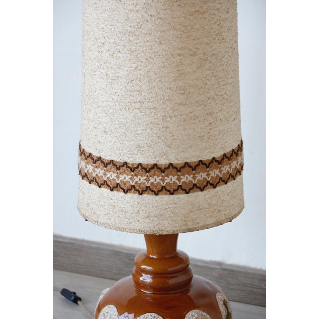 Vintage Ceramic Lamp, 1970s For Sale - Image 6 of 13