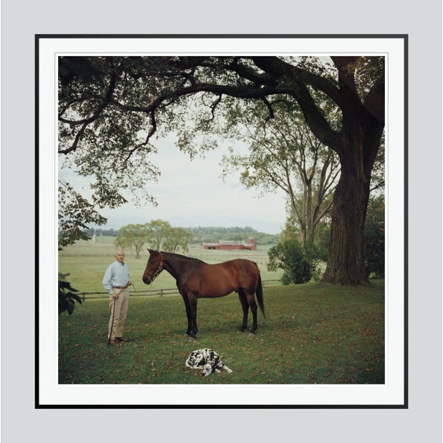 Modern Prize Trotter 1960 by Slim Aarons Framed C-Print For Sale - Image 3 of 3