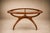 Wood Large “Egg” Coffee Table in Caviúna Wood & Glass by Giuseppe Scapinelli, Brazil, 1950s For Sale - Image 7 of 18