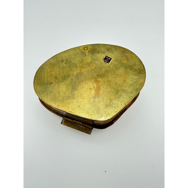 Metal Brass Shell Trinket Box For Sale - Image 7 of 7