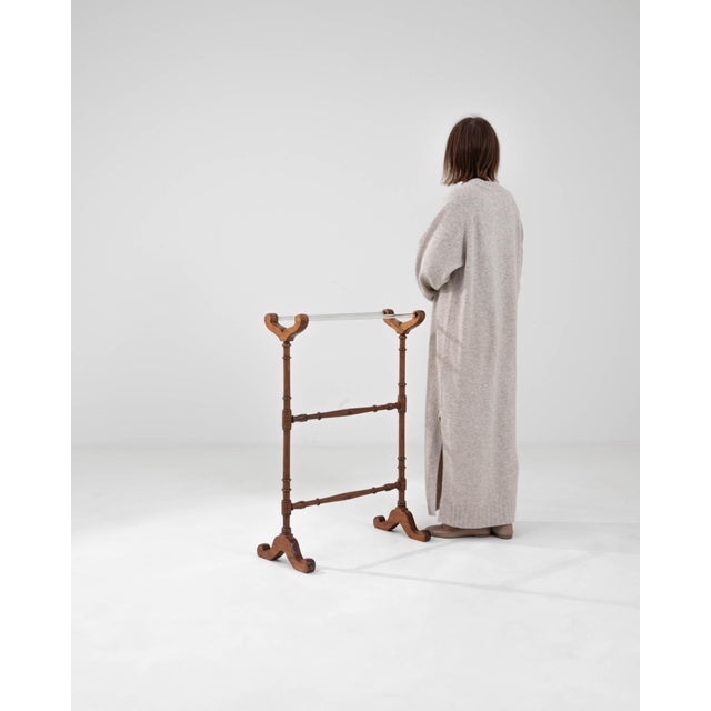 Early 20th Century 20th Century French Wooden & Glass Hanger For Sale - Image 5 of 18