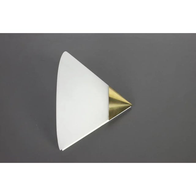 German Opal Glass Sconces by Limburg, Set of 2 For Sale - Image 3 of 7