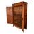 Late 18th Century Antique French 18th Century Provincial Carved Cherry Wood Armoire Wardrobe 1780 For Sale - Image 5 of 10