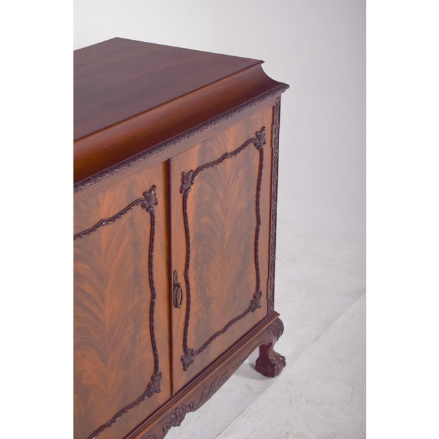 Antique English Sideboard with Bar For Sale - Image 9 of 18
