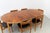 Danish Walnut Dining Room Set by Henry Rosengren Hansen for Brande, 1960, Set of 7 For Sale - Image 13 of 18