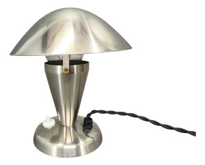 Bauhaus Chrome Table Lamp with Adjustable Shade, 1930s