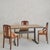 A Spanish ceramic tile dining table dating to the 1970s. The rectangular tabletop is composed of individually set ceramic...