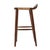 Luna 30 in. Seat Height Wood and Jute Woven Low Back Bar Stool, Brown For Sale In Chicago - Image 6 of 9