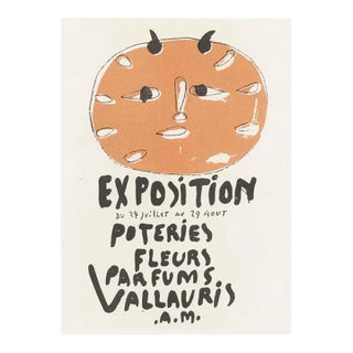 Picasso LithographExpo Poteries Fleurs Art in Posters 1959 For Sale