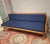 Danish teak daybed / sofa with new fabric. The back can be raised to reveal a compartment for bedding etc and to use the...
