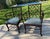 Air of Baker Chinoiserie Lacquered Lounge Chairs With Geometric Lattice Backs & Upholstered Seats For Sale - Image 13 of 18