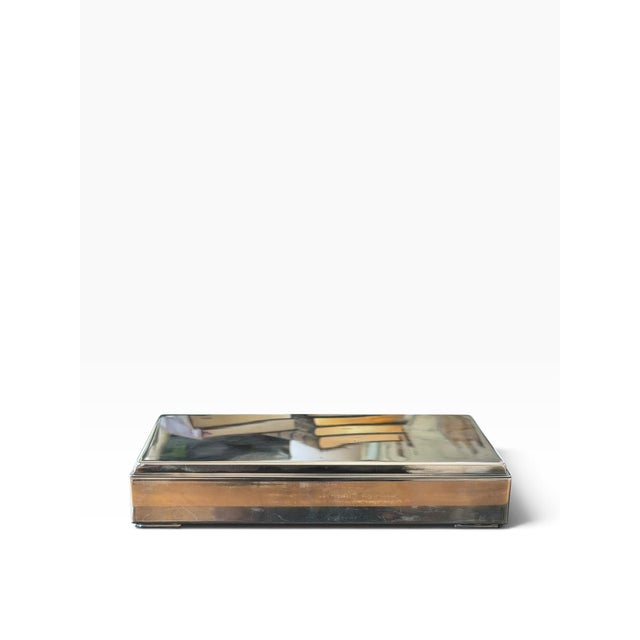 E. Dragsted Art Deco Dragsted Danish 925 Sterling Silver Box For Sale - Image 4 of 12