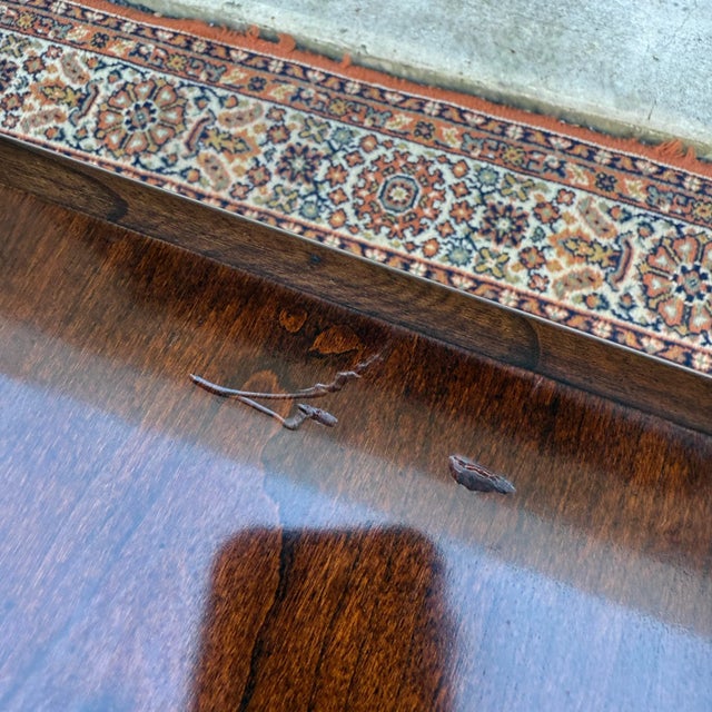 Vintage Thomasville Collectors Cherry Queen Anne 1 Drawer Side Table For Sale - Image 10 of 15