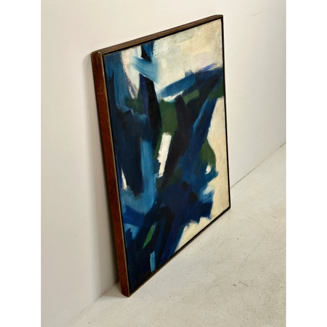 Abstract Abstract Oil on Canvas, C 1960s For Sale - Image 3 of 8