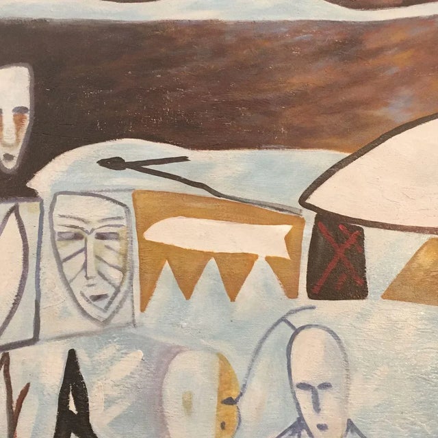 2000 - 2009 Abstract Painting on Canvas For Sale - Image 5 of 10