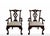 The set includes two armchairs and eight side chairs, all crafted in carved mahogany, elegant pierced splat backs and...