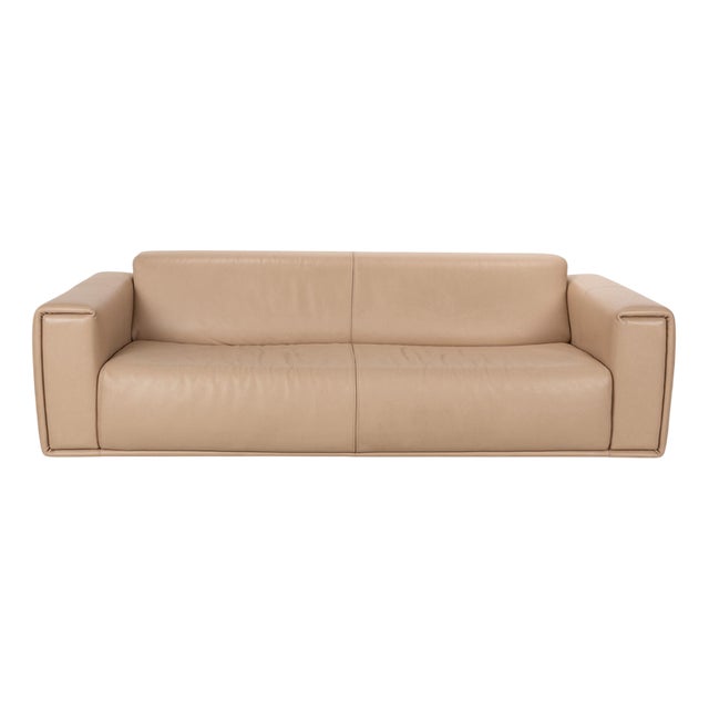 Leather 3-Seater Sofa from Wk Wohnen For Sale