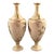 Blush Ivory Porcelain Vases with Floral Decoration from Royal Worcester, 1890s, Set of 2 For Sale - Image 4 of 13