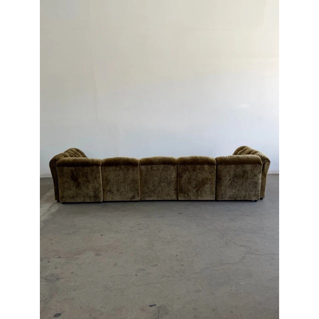 Green Limited Edition: Lugo Modular Sofa in Green Chenille For Sale - Image 8 of 18