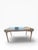 Hollywood Regency Vintage Coastal Regency Woven Rattan Dining Table With Glass Top For Sale - Image 3 of 6