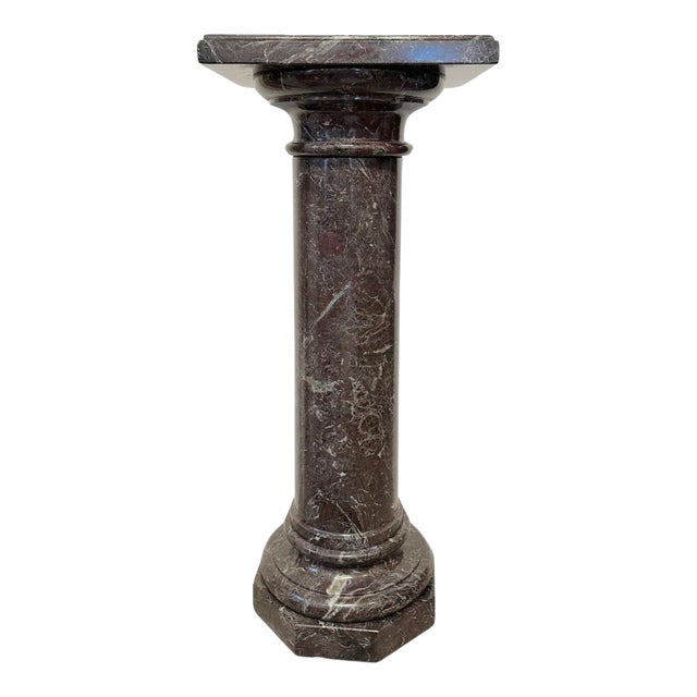 Vintage Marble Pedestal For Sale