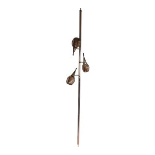 Mid-Century Modern 1960 Tension Pole Floor to Ceiling Light For Sale