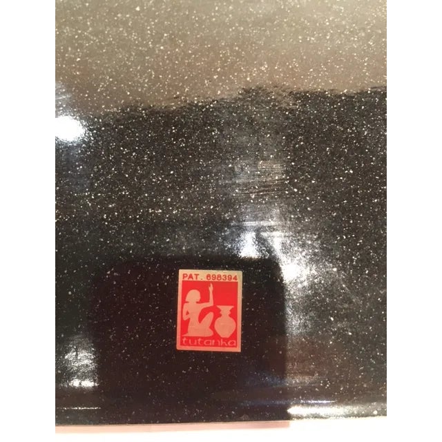 Mid-Century Modern White Orchids Japanese Tutanka Cloisonné Tray For Sale - Image 4 of 7