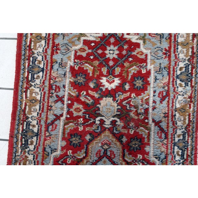1970s, Handmade Vintage Persian Hamadan Rug 2.2' X 4.7' For Sale - Image 10 of 11