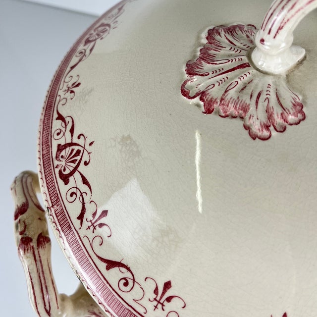 Terre De Fer Tureen from Creil & Montereau, 1890s For Sale - Image 12 of 18