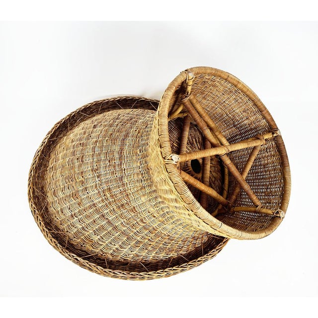 Wicker E 10 Chair by Egon Eiermann, 1960s For Sale - Image 6 of 7