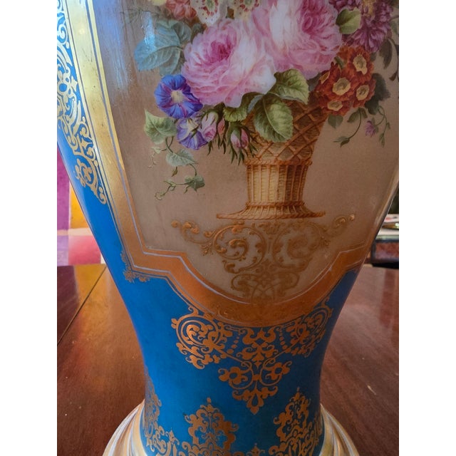 Antique Baccarat Attributed Museum Opaline Palace Vase For Sale - Image 12 of 12