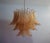 ORIGINAL MURANO GLASS AVAILABLE IN OTHER COLORS Beautiful and huge Italian Murano Chandelier composed by 48 splendid amber...