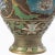 Vintage Japanese Bronze Champleve Vase With Ornate Handles For Sale - Image 9 of 11