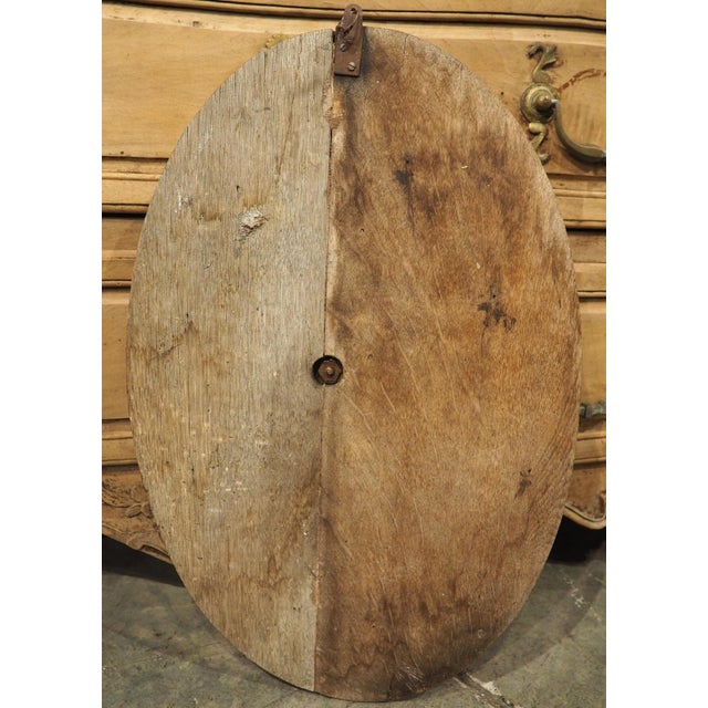 Pair of Circa 1890 Weathered French Hunt Trophies on Natural Oak Oval Panels For Sale - Image 17 of 18