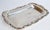 1950s 1950s International Silver Co. Silverplate Rectangle Embossed Bread Platter Serving Tray For Sale - Image 5 of 16