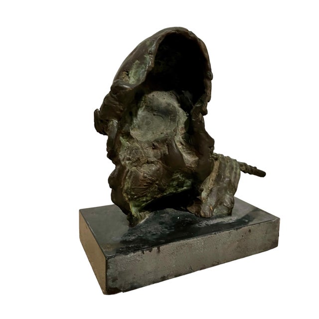 Stanley Bleifeld, Bronze Sculpture Flutist American Modernist Art Stanley Bleifeld Girl with Flute, c.1970 For Sale - Image 16 of 16