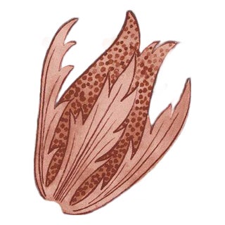 Morris & Co. Lent Lily Wallpaper in Indigo/Madder- a sample For Sale