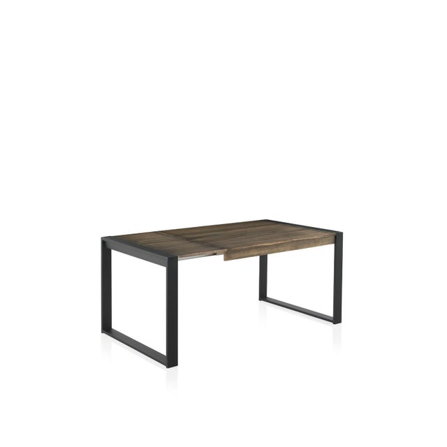 New Extendable Dining Table for Indoor and Outdoor with Wood Top For Sale - Image 17 of 18