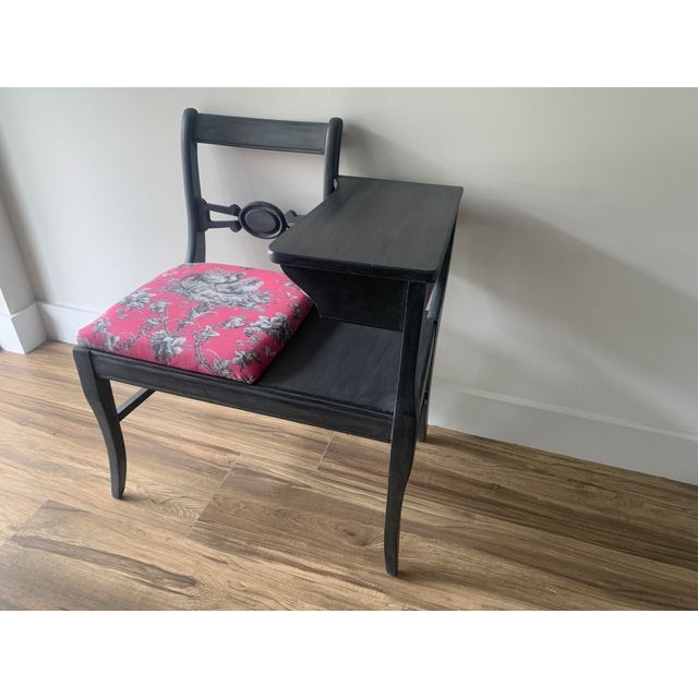 Antique TelephoneGossip Table Chairish